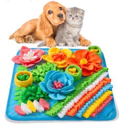 Tapete de cheirar para cães Anti-asfixia Slow Food Mat Ferramenta de caminhada para cães indoor Ansiedade Release Energy Cobertor de caça ao tesouro - Image 1