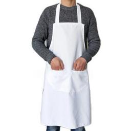 Avental de cozinha para a mulher homem chef garçom café loja cabeleireiro casais avental de presente personalizado babadores avental liso - Image 5