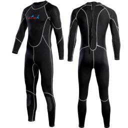 Fato de mergulho quente de 1 peça para homens, 2mm, surfe paddle board, natação de lancha, mergulho de inverno, livre à prova de frio - Image 3