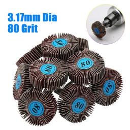 Discos de lixa para ferramentas rotativas dremel, grão 80, lixar, lixa, disco, 3,0mm, haste, obturador, polimento, 5/10 peças - Image 1