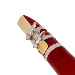 SLADE-Clarinete Profissional com Acessórios Bolsa, Clarinete Bb, 17 Chaves, 6 Anéis Clarinete Vermelho, Instrumentos de Sopros - Image 4