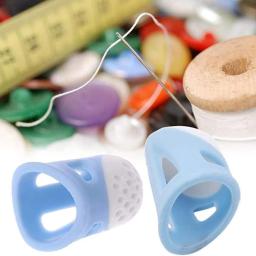 Dedais de costura de silicone antiderrapante, Agulhas Pin, Confortável Pin Protector, Conjunto de 2 - Image 2