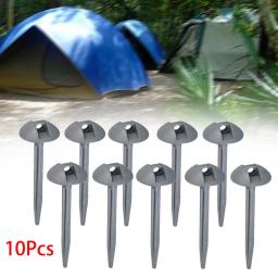 Estacas da barraca Pegs para barracas Camping, pregos Shaped, Tarp abobadado, Jardim Stakes, jardinagem Canopy, quintal, 10x - Image 2