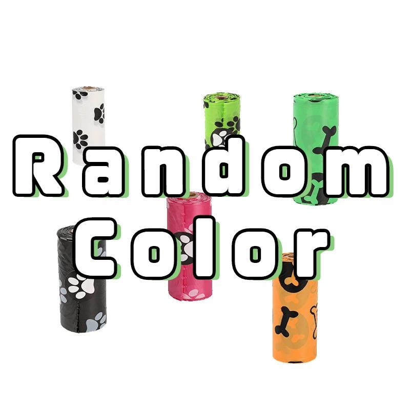 Saco de lixo para animais de estimação I saco de lixo de coleta de fezes degradável 15 peças/rolo com saco de fezes de cachorro de fragrância para cães e animais de estimação - Image 1