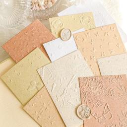 Embossing Textura Material Papers, DIY Scrapbooking, Papel de Embalagem, Colagem Diário, Album Background, Papel Craft, 10pcs por pacote - Image 4