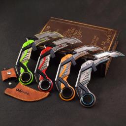 Espada Metal Samurai, Arma Valorant, Periféricos de Jogo, Coleções de Modelo, Brinquedos Artesanais, RGX 11z Pro Karambit, 17cm - Image 1