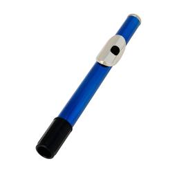 Branco cobre flauta bocal, niquelado, flauta cabeça tubo, sopros instrumento peças de reposição e acessórios, 16 furos - Image 2