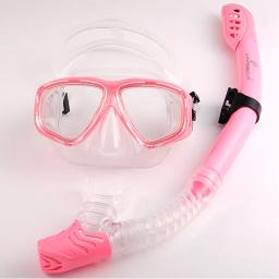 Conjunto de Máscara de Mergulho Miopia, Snorkel, Vidro Temperado, Seco Top Natação Googles, Lentes Míopes, Visão Curta - Image 3