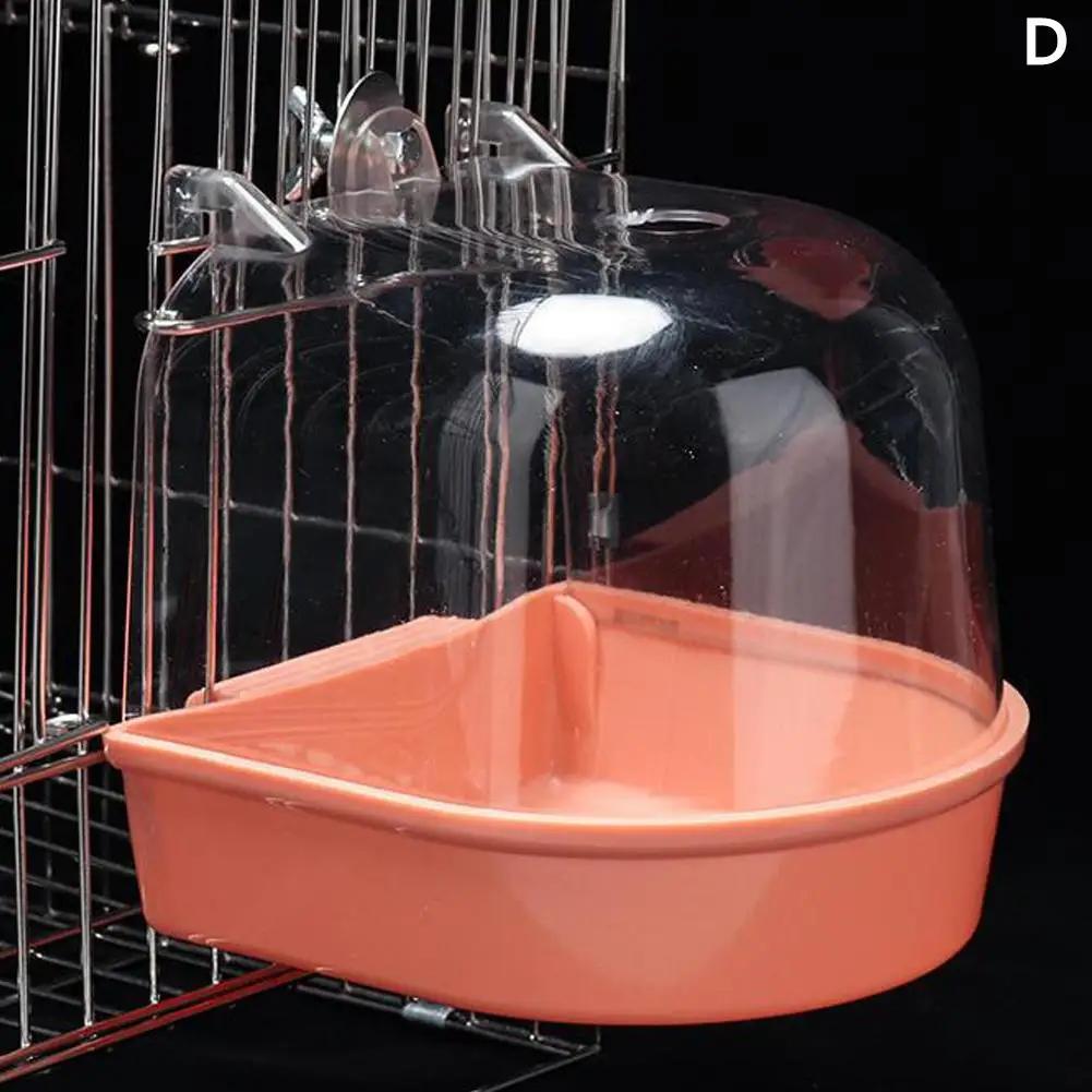 Pendurado Cubo De Banho Do Pássaro, Banheira De Papagaios, Caixa De Chuveiro, Gaiola Acessório para Little Bird Canary Budgerigar Lovebird Calopsita - Image 1