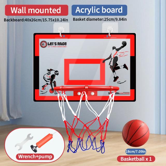 Quadro de Basquete Elevável para Treinamento e Entretenimento Exterior, Altura Ajustável