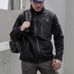 Emersongear etiqueta azul "pigmy coruja" jaqueta de lã vento calor casaco confortável durável acampamento caminhadas caça esportes ao ar livre - Image 3