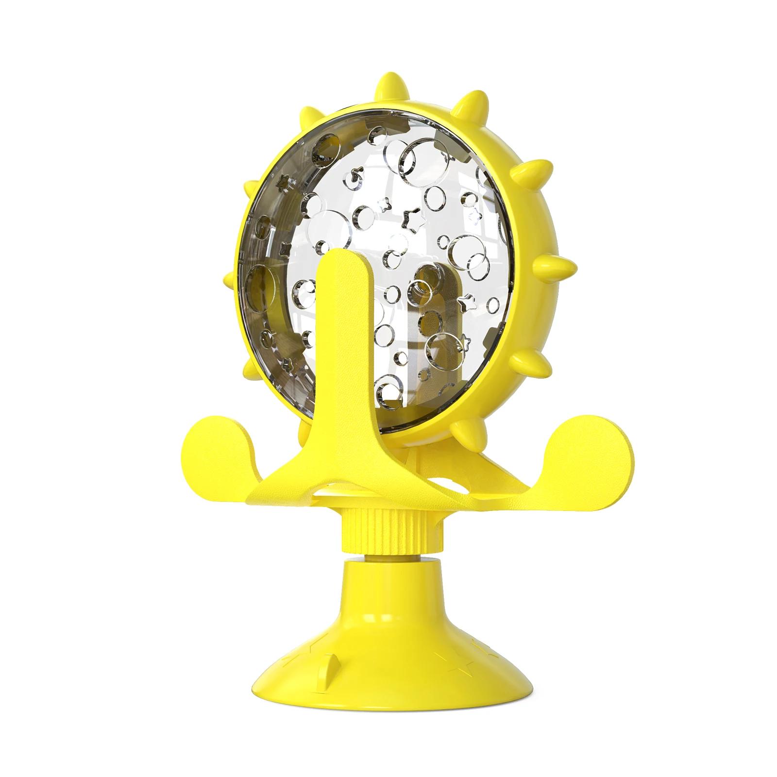 Brinquedos interativos para animais de estimação para pequenos gatos médios e cães, treinamento, QI girável, Food Dispenser, Chihuahua, Bulldog Suprimentos - Image 1