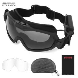 Óculos FMA Airsoft Regulador com ventilador, Óculos de segurança para os olhos, Tactical Paintball, versão atualizada, Anti Fog - Image 1