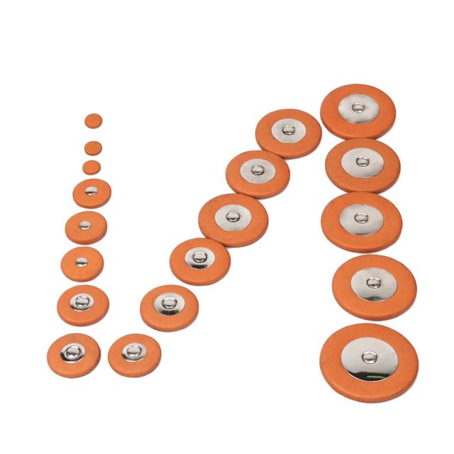 Almofadas Deluxe para Saxofone Barítono com Couro Genuíno - Conjunto Completo de Acessórios para Reparos