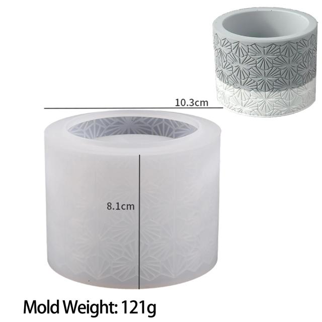 Molde de Silicone para Gesso: Faça Flowerpots, Frascos e Artesanato em Cimento com Facilidade