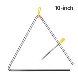 Triângulo sino triangolo com metal mallet idiophone percussão de aço miúdo ritmo aprendizagem educação precoce instrumento musical - Image 4