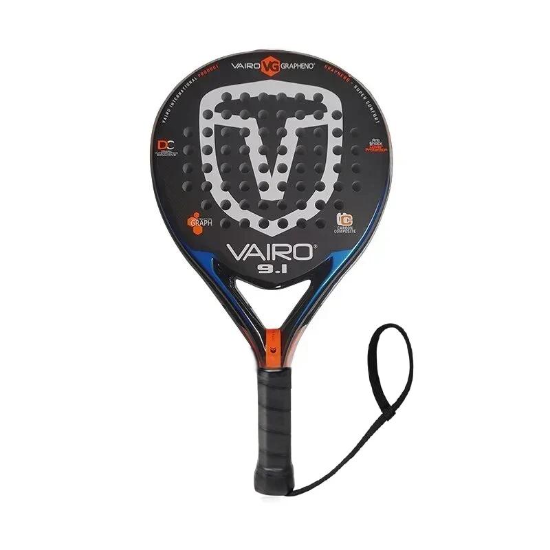 Alta qualidade, raquete de tênis padel profissional, rosto macio, fibra de carbono, leve, elegante raquete esportiva eva, 2023-2024 - Image 1