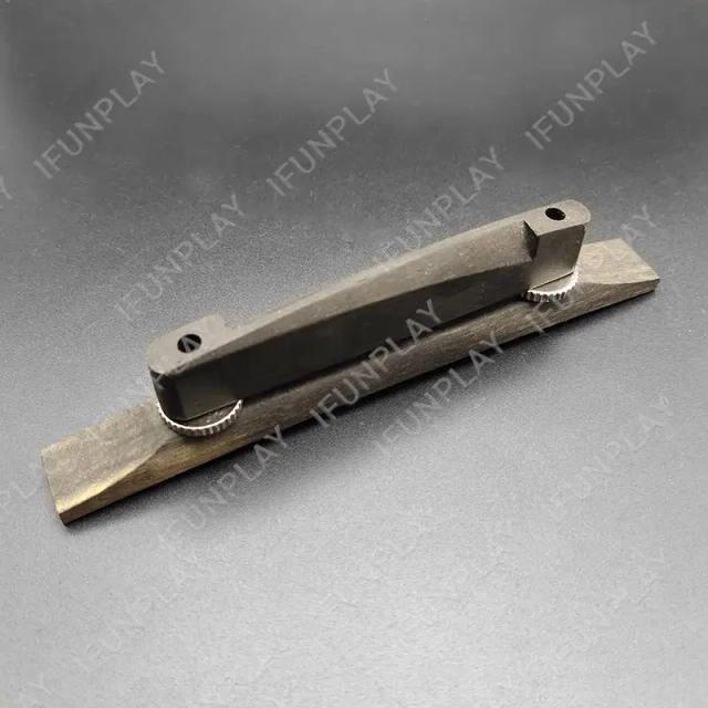 Arco de 6 Cordas com Acessórios de Ébano para Guitarra Jazz com Ponte Flutuante Ajustável