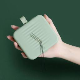 Caixa De Costura Magnética Portátil, Kit Multifuncional Doméstico, Conjunto De Caixa De Costura DIY, Armazenamento De Agulhas, Dedal - Image 4