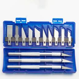 Arte Carving Cutter com Caixa, Craft Escultura, Papel Lâmina De Corte, Gravura De Precisão, Ferramenta De Mão, Ferramentas De Escultura, 13 Pcs/Set - Image 1