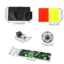 Carteira e Cartões de Árbitro, Lápis Vermelho e Amarelo, 1 conjunto - Image 6