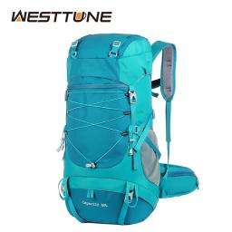 Westtune 50l mochila de caminhada com capa de chuva multifuncional saco de montanhismo ao ar livre para viagens trekking acampamento - Image 1