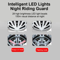 Ciclismo Capacete Mips Anti-colisão Segurança Capacete de Bicicleta Inteligente Música Bluetooth Capacetes de Bicicleta Callable Cap Ciclismo com Luz Led - Image 4