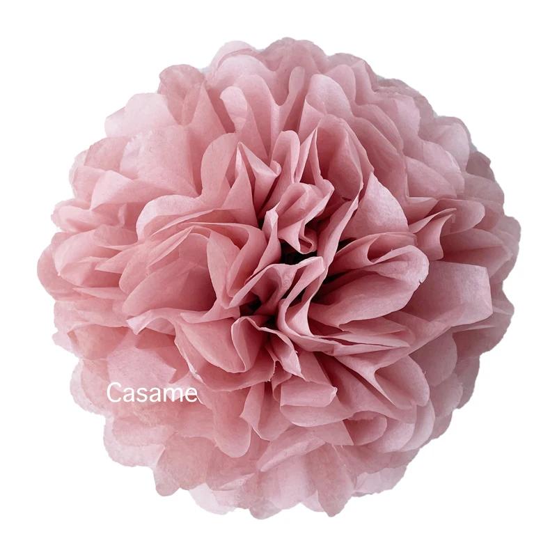 Papel Tissue Pom Poms, Flores Pompom Bola, Decoração De Casamento, Festas De Aniversário, 6 pol, 15cm, 30 Pçs/lote - Image 1