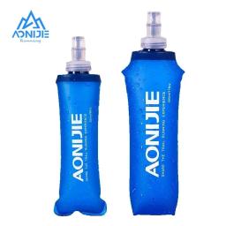 Aonijie 250ml 600ml dobrável silicone macio garrafa de água para o esporte ao ar livre viajar correndo chaleira pacote hidratação saco colete - Image 2