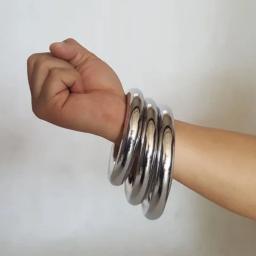 Pulseira de aço kung fu com peso manual, contrapeso ajustável para artes marciais, treinamento de pulso, tai chi, construtor de força unissex - Image 3