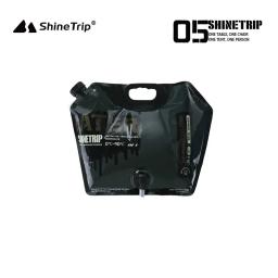 ShineTrip 8L Saco de água para acampamento Recipiente de água portátil multiuso sem vazamento Bolsa dobrável com torneira Ferramentas ao ar livre - Image 5