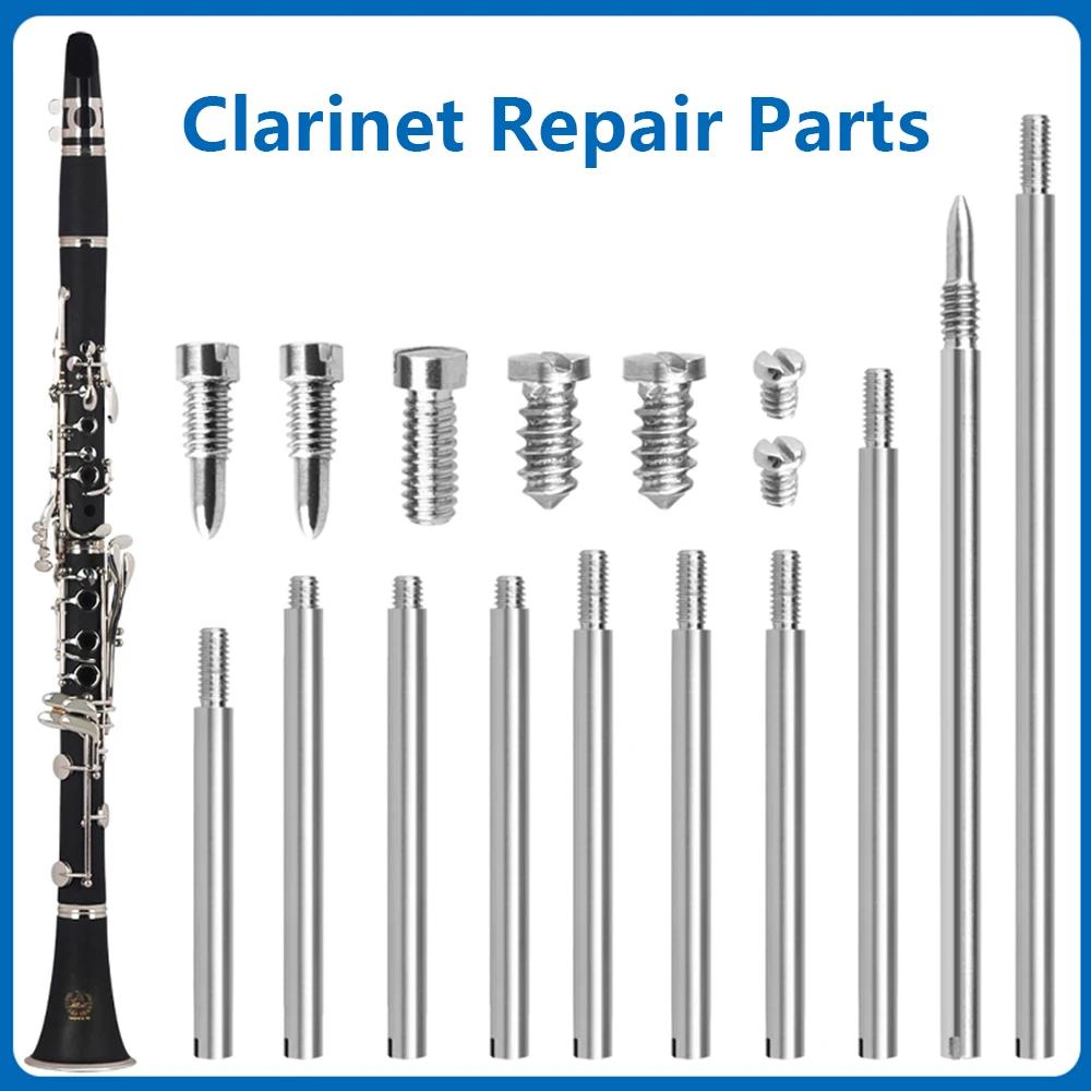 Kit de ferramentas para reparo de clarinete, 34 peças, peças de manutenção, parafusos de haste rosqueada, peças de reposição para clarinete, acessórios para instrumentos de sopro - Image 1