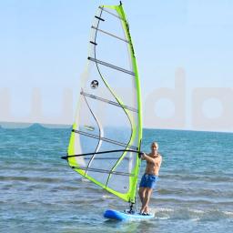 Pá inflável Board sem vela, Stand Up Wind Surf SUP, fabricação, 10 "x 30" x 6" - Image 2