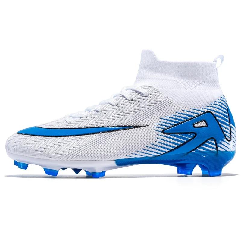 Homens originais sapatos de futebol sociedade chuteiras sapatos de futebol indoor campo botas rápida sociedade chuteiras treinamento grama tênis - Image 1