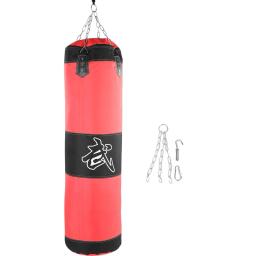 Saco De Areia De Boxe Vazio Conjunto Com Luvas, Saco De Areia De Pontapé Pendurado, Treinamento, Karatê De Luta, 60-120cm - Image 1