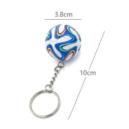 PU Leather Football Souvenir Chaveiro para Homens e Mulheres, Fãs de Futebol Pingente, Chaveiro Presente, Saco Encantos Acessórios - Image 6