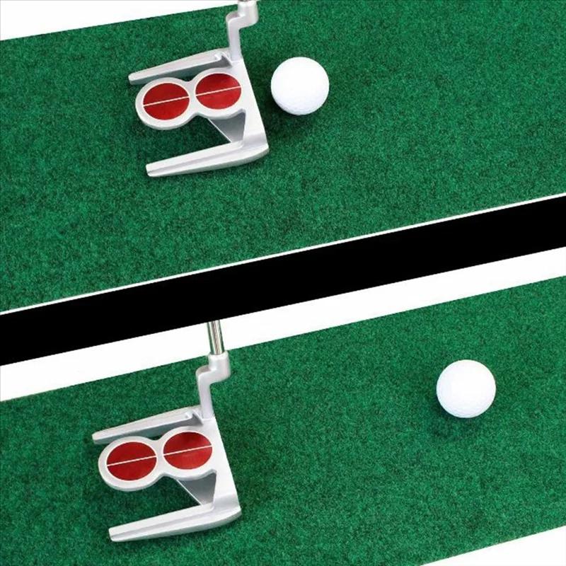 XSXS-Para tapete de golfe interno compatível com casa ou escritório, design verde mini golfe portátil - Image 1