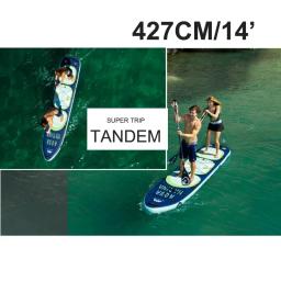Aqua marina-paddle board inflável para prancha de surf, 2 PESSOA, tamanho grande, para caiaque e caiaque - Image 2