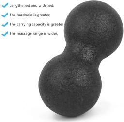 Duplo Lacrosse Peanut Fascia Ball, EPP Massage Ball, perfeito para Fascite Plantar, Trigger Point, tecido profundo, Fitness, 24x12cm - Image 4