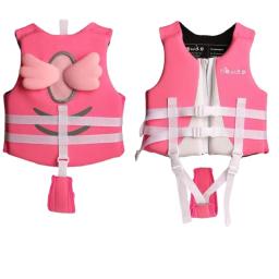 Newao crianças colete salva-vidas nadar surf esportes aquáticos inflatables coletes de vida das crianças maiô crianças colete de vida criança - Image 1