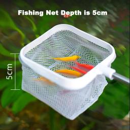 Aquarium Square Fishing Net com ventosa Cabo longo extensível, Equipamento de pesca para pegar peixes, tanque de camarão, suprimentos limpos - Image 2