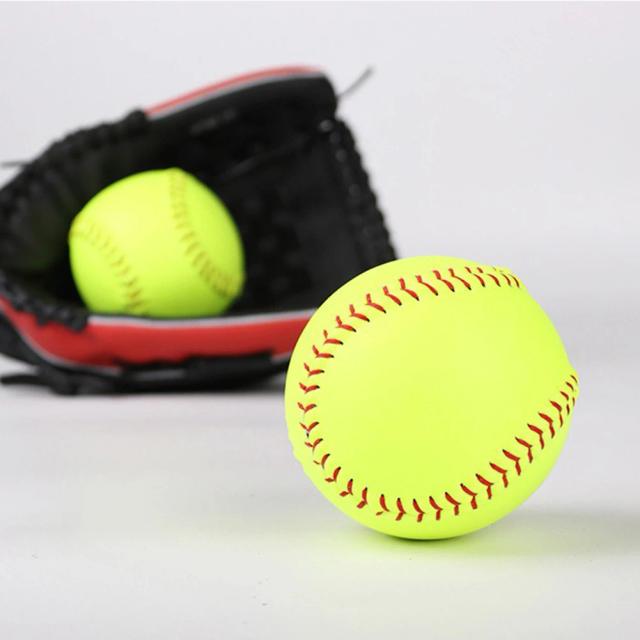 Bola de Treinamento de Softbol Oficial de 12" para Crianças - Ideal para Prática ao Ar Livre, Novo, 1 Unidade