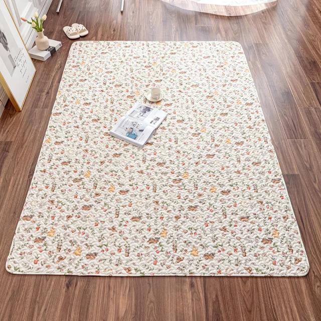 Tapete Universal para Gatos e Cachorros - Cobertor Confortável com Design de Cerca de Coelho para Adoção e Treinamento