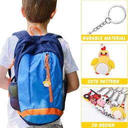 Farm Animal Gift Keychain para Kid, Barnyard Party Favors, Fontes de aniversário, Baby Shower, 24pcs - Image 6