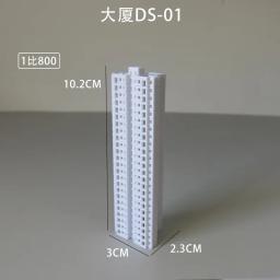 Modelo De Construção Em Miniatura De Plástico ABS, Casa De Arquitetura, Layout De Cena De Mesa De Areia, Materiais De Diorama, 3 Unidades por Lote - Image 2