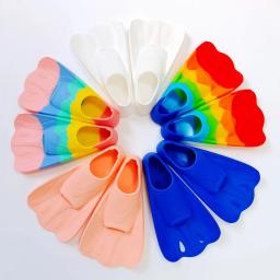 Crianças Especializada Nadadeiras de Mergulho para Homens e Mulheres Adulto Formação Pato Pés Silicone Nadadeiras Breaststroke Sapatos Caça submarina - Image 1