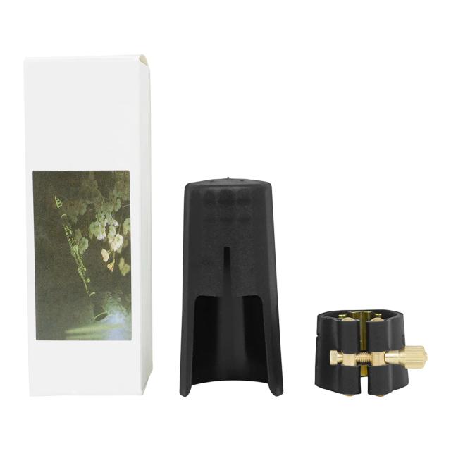 Fivela de Clarinete em Metal com Parafusos Ajustáveis e Bocal Cap - Acessórios de Substituição para Saxofone e Instrumentos de Sopro