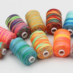 Fios de poliéster para costura, bordado Quilting, Overlock Bordado, Fio de reparo manual, 1000Yard, 10pcs por caixa - Image 3