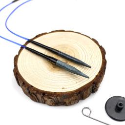 Knitpro-Agulhas de tricô circular com mangas intercambiáveis, pontas para raios e manguitos, sem cabo, 5cm, 1 par - Image 5