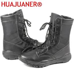 Homens e mulheres Desert Combat Ankle Boots, exército, respirável, tático, airsoft, paintball, zíper lateral, verão - Image 4